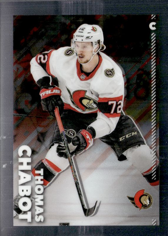 Thomas Chabot 2022 Topps Chrome NHL Sticker Collection #357 Base BGS 9.5