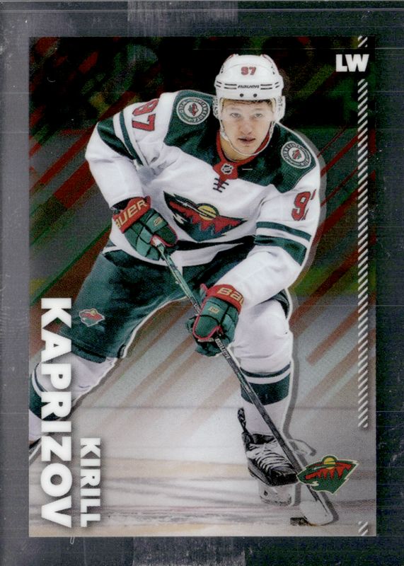 Kirill Kaprizov 2022 Topps Chrome NHL Sticker Collection #244 Base RAW