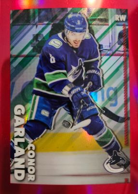 2022 Topps Chrome NHL Sticker Collection #492 Red Refractor /5