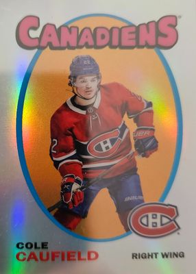 2022 Topps Chrome NHL Sticker Collection #606 1971-72 Topps NHL Rookie