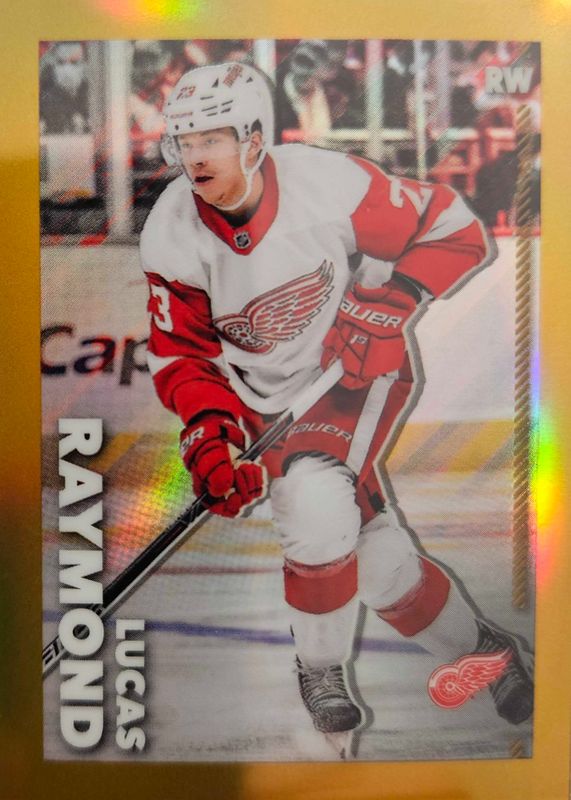 2022 Topps Chrome NHL Sticker Collection #179 Gold Refractor /50