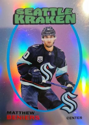 2022 Topps Chrome NHL Sticker Collection #621 1971-72 Topps NHL Rookie