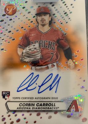 2023 Topps Pristine #PA-CC Pristine Autographs - Orange Refractor /25