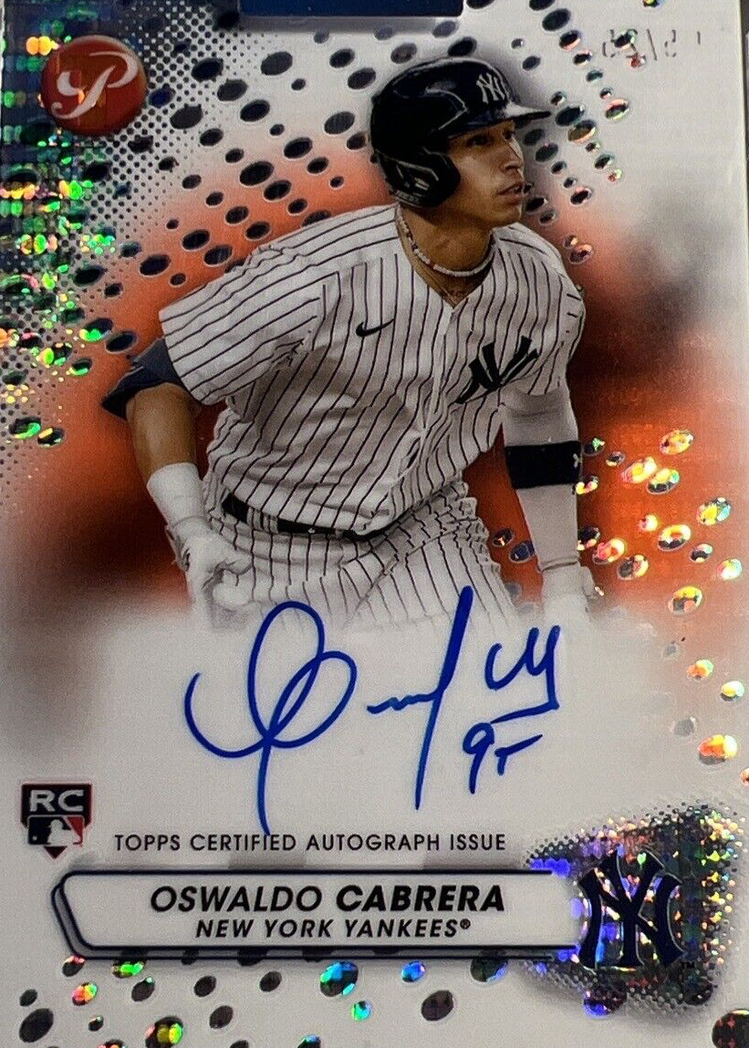 NY スーパールーキー！Oswaldo Cabrera 直筆サインカード NY スーパールーキー！Oswaldo Cabrera 直筆サインカード その他