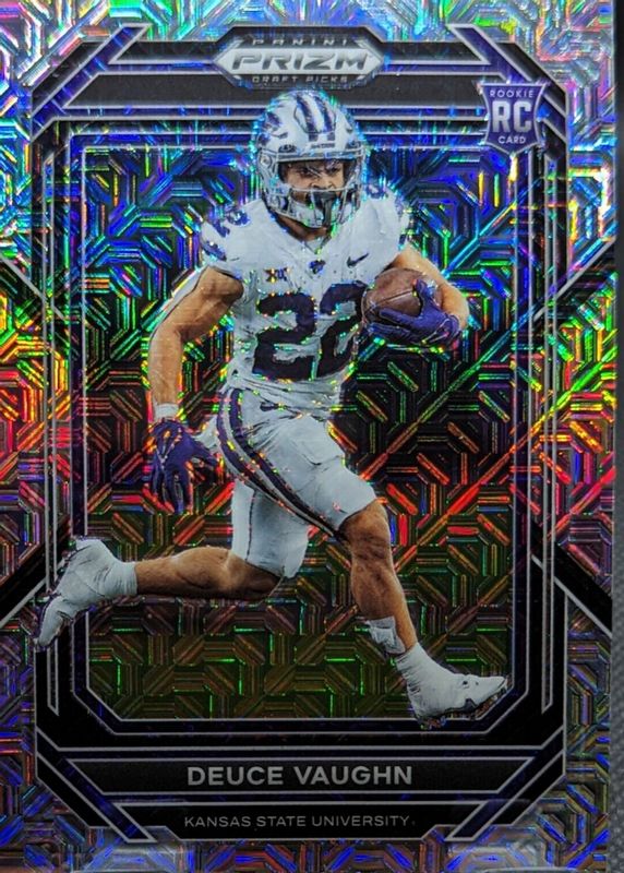 Deuce Vaughn 2023 Prizm Draft Picks #126 Mojo /25 Rookie PSA 10