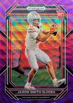 2023 Prizm Draft Picks #135 Purple Wave