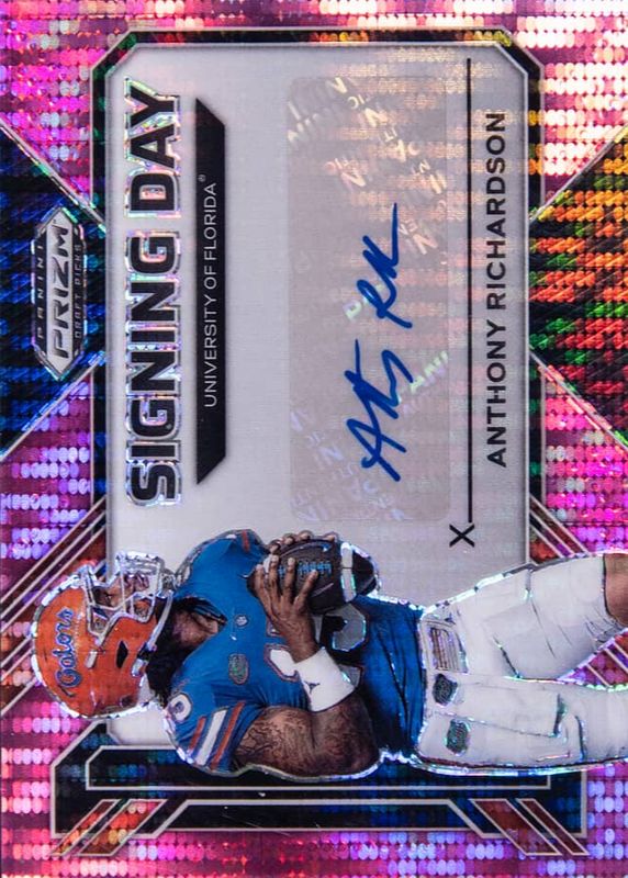 Anthony Richardson 2023 Prizm Draft Picks #SD-ANR Signing Day