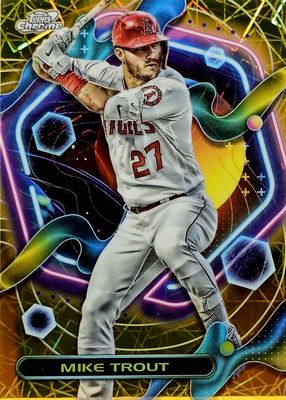 2023 Topps Chrome Cosmic #129 Gold Interstellar Refractor /50