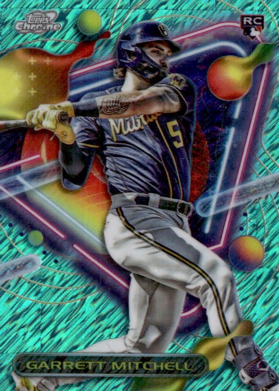 2023 Topps Chrome Cosmic #154 Aqua Equinox Refractor /199