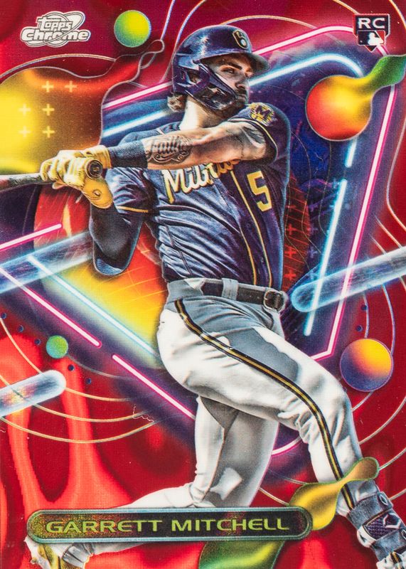 2023 Topps Chrome Cosmic #154 Red Flare Refractor /5