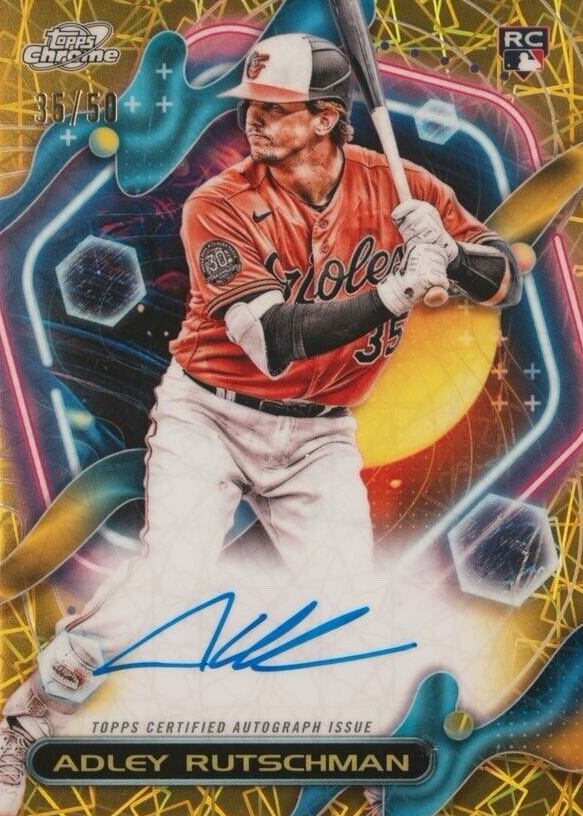Adley Rutschman 2023 Topps Chrome Cosmic #CCA-ARU Autographs Price