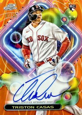 2023 Topps Cosmic Chrome #CCA-TC Autographs - Orange Galactic Refractor /25