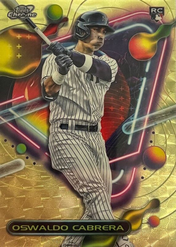 Oswaldo Cabrera 2023 Topps Chrome Cosmic #134 Superfractor /1 Rookie SGC 10