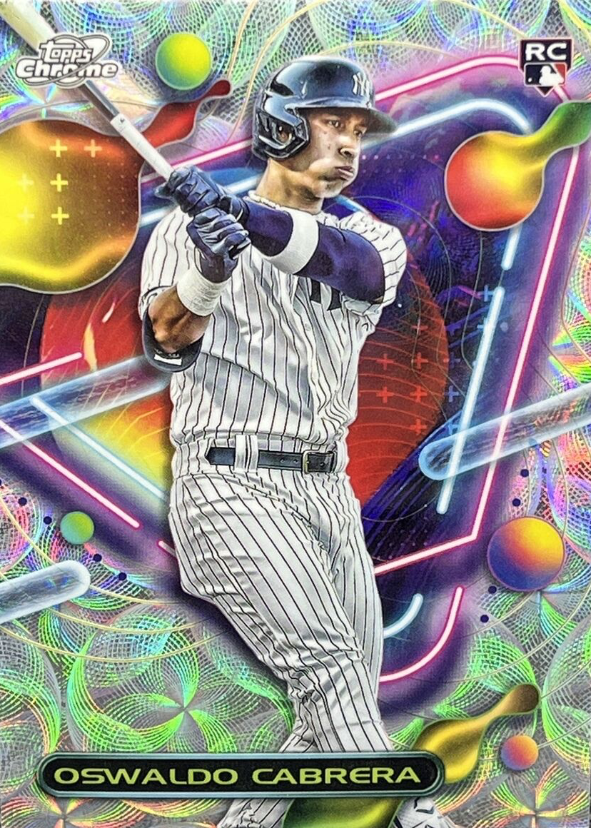 Oswaldo Cabrera 2023 Topps Chrome Cosmic #134 Nucleus Refractor