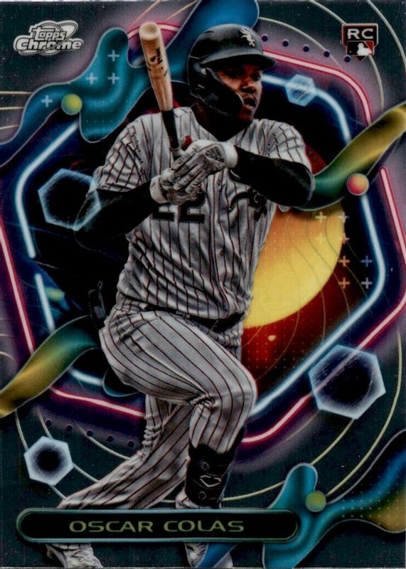 Oscar Colas 2023 Topps Cosmic Chrome #104 Base Rookie SGC 9.5