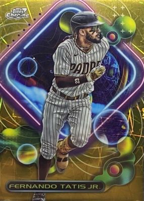 2023 Topps Cosmic Chrome #61 Gold Interstellar Refractor /50