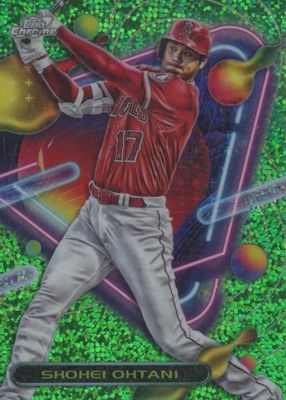2023 Topps Cosmic Chrome #91 Green Space Dust Refractor /75