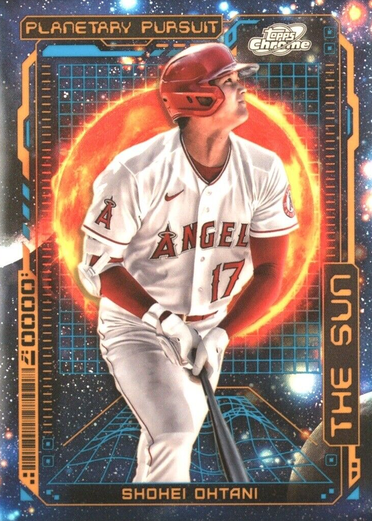 Shohei Ohtani 2023 Topps Cosmic Chrome #PPS-7 Planetary Pursuit 