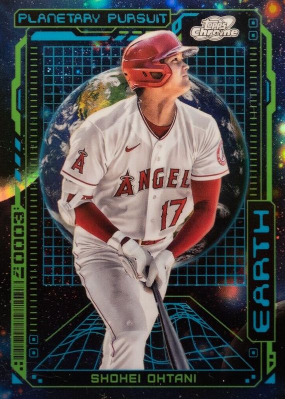 Shohei Ohtani 2023 Topps Chrome Cosmic #PPE-7 Planetary Pursuit - Earth BGS 10 PRISTINE