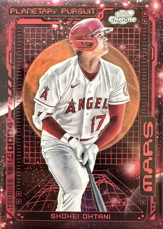 Shohei Ohtani 2023 Topps Chrome Cosmic #PPMA-7 Planetary Pursuit - Mars BGS 10 PRISTINE