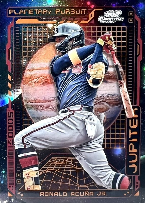 Ronald Acuna Jr. 2023 Topps Chrome Cosmic #PPJ-8 Planetary Pursuit - Jupiter PSA 10