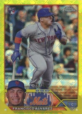 2023 Topps Chrome Logofractor Edition #203 Yellow /75