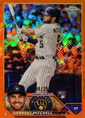 Garrett Mitchell 2023 Topps Chrome Logofractor Edition #110