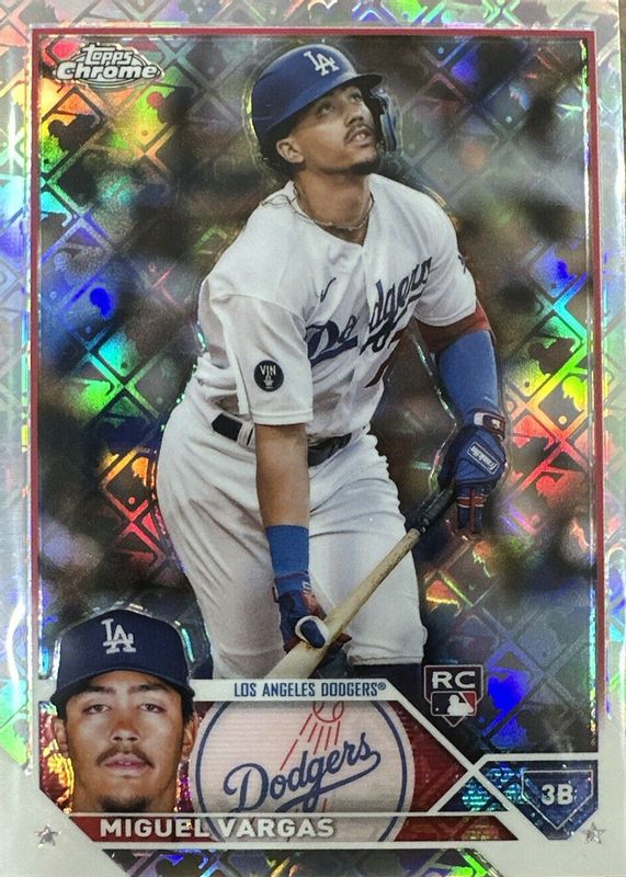 Miguel Vargas 2023 Topps Chrome Logofractor Edition #161 Base Rookie BGS 9.5