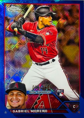 2023 Topps Chrome Logofractor Edition #189 Blue /150