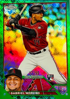 2023 Topps Chrome Logofractor Edition #189 Green /99