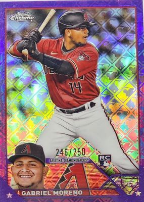 2023 Topps Chrome Logofractor Edition #189 Purple /250