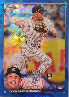 2023 Topps Chrome Logofractor Edition #132 Blue /150