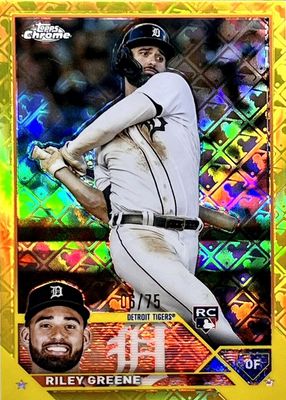 2023 Topps Chrome Logofractor Edition #182 Yellow /75