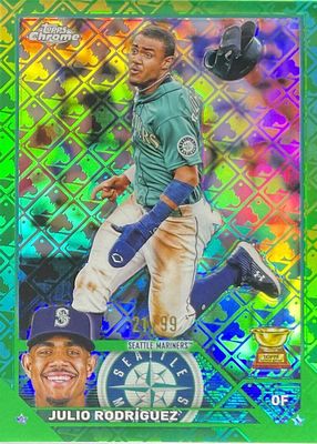 2023 Topps Chrome Logofractor Edition #200 Green /99
