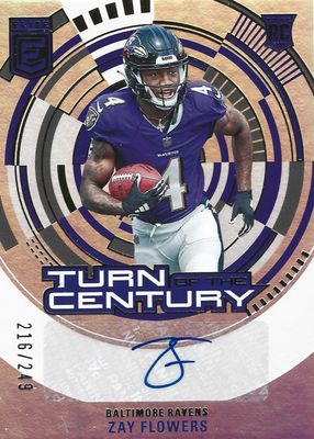 2023 Elite #TC-ZAY Turn of the Century Autographs /249