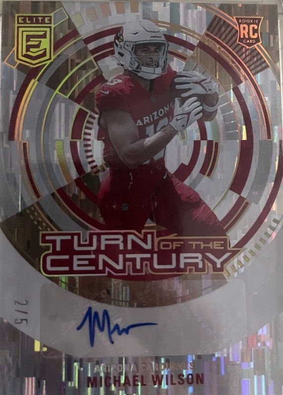 Michael Wilson 2023 Elite #TC-MWI Turn of the Century Autographs - Gold /5 Rookie RAW