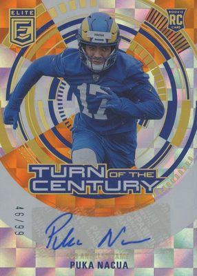 2023 Elite #TC-PUK Turn of the Century Autographs - Orange /99