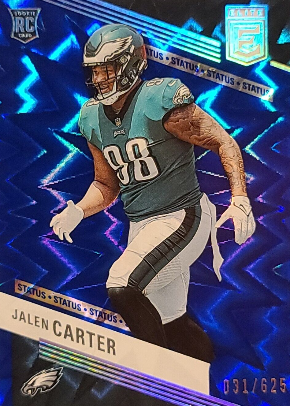 Jalen Carter 2023 Elite #148 Status Explosion /625 Price
