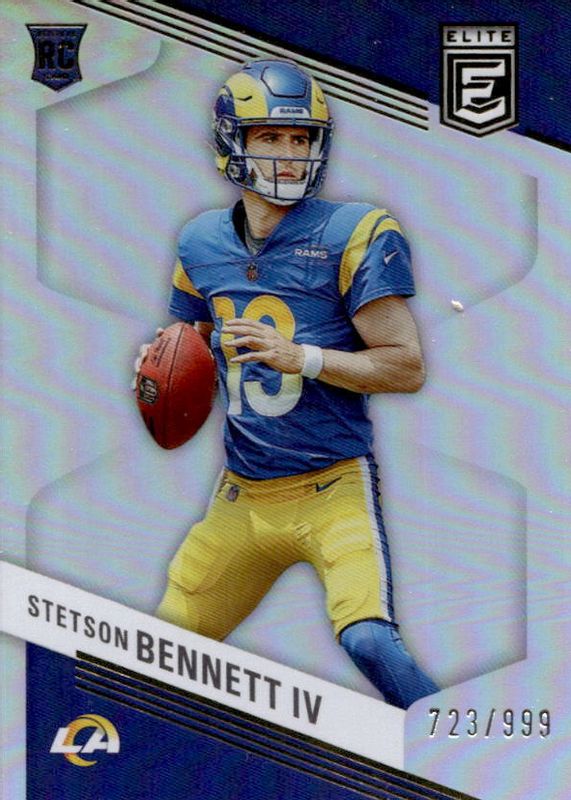 Stetson Bennett IV 2023 Elite #182 Base Rookie /999 PSA 10