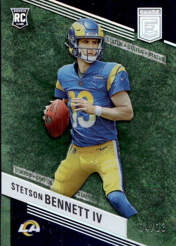 Stetson Bennett IV 2023 Elite #182 Status (/13) Rookie PSA 10