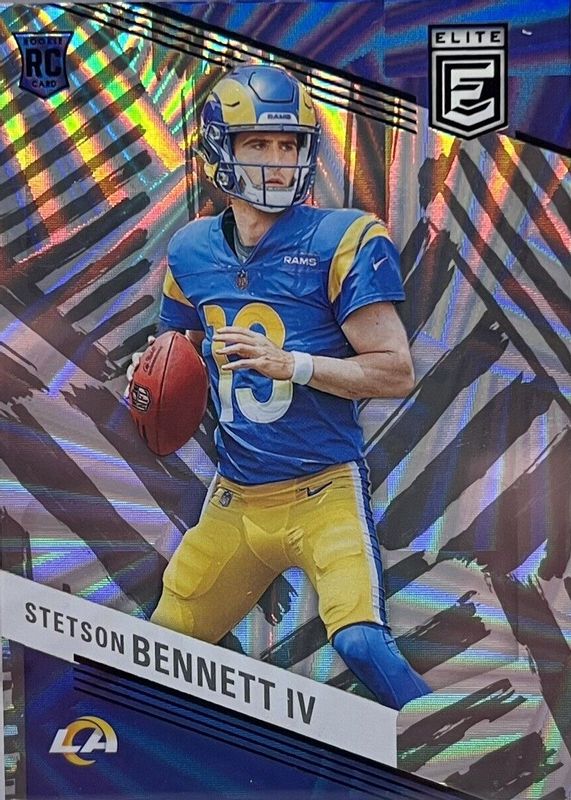 Stetson Bennett IV 2023 Elite #182 Razzle Dazzle /(SSP) Rookie RAW