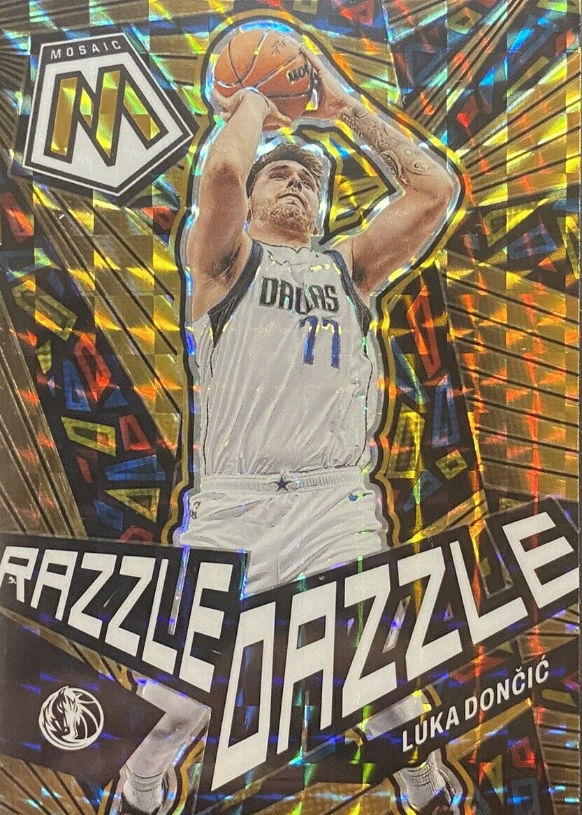 Luka Doncic 2022 Mosaic #3 Razzle Dazzle /(SSP) Price Guide