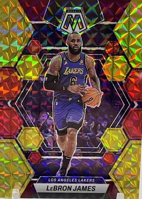 2022 Mosaic #98 Choice Fusion Red & Yellow /88