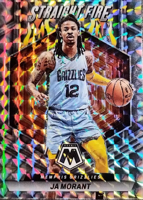 Ja Morant 2022 Mosaic #1 Straight Fire SGC 10