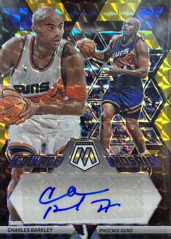 2022 Mosaic #CM-BAR Collage Autographs - Choice Black Gold /8