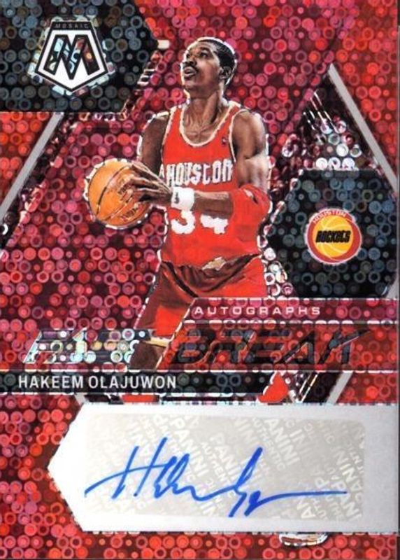 HAKEEM OLAJUWON　オラジュワン　直筆サインカード　AUTO　NBA 2024 Leaf Sports Heroes HAKEEM OLAJUWON Auto Autograph