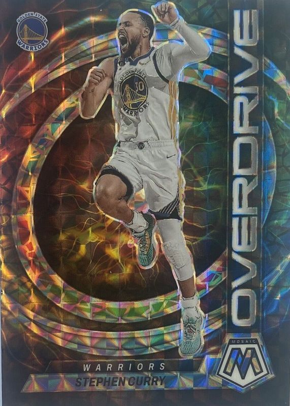 Stephen Curry 2022 Mosaic #2 Overdrive PSA 10