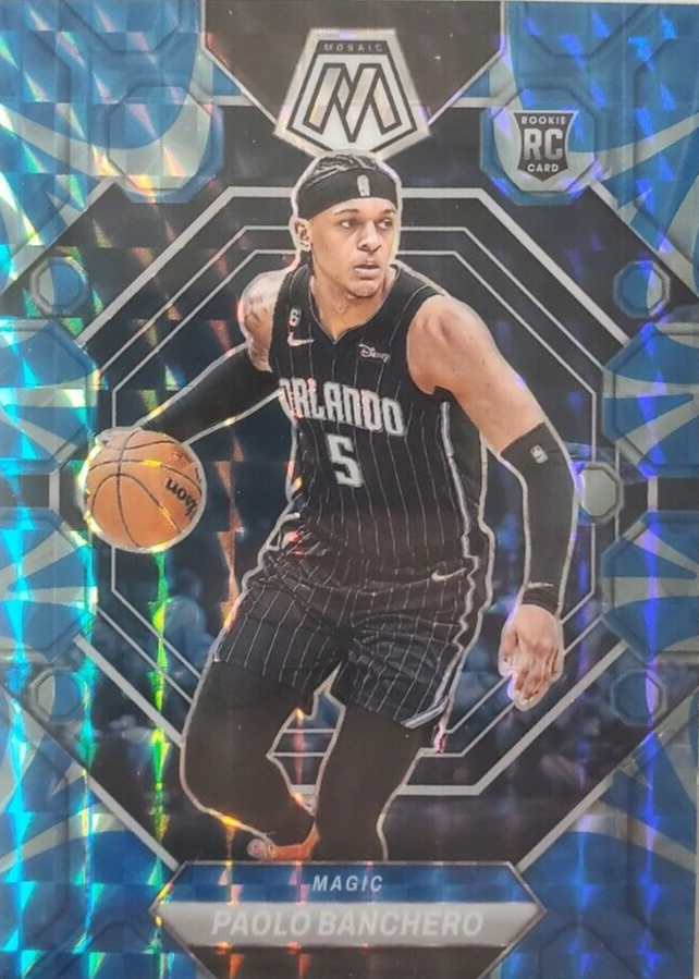 Paolo Banchero 2022 Mosaic #231 Reactive Blue Price Guide