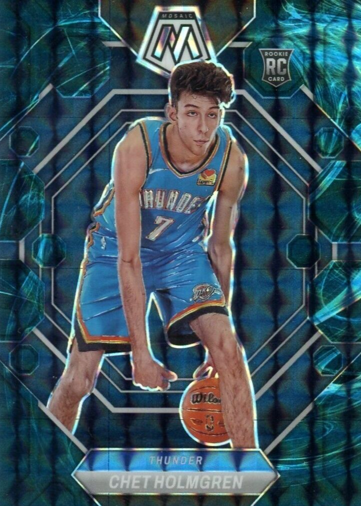 Chet Holmgren 2022 Mosaic #236 Genesis /(SSP) Price Guide - Sports
