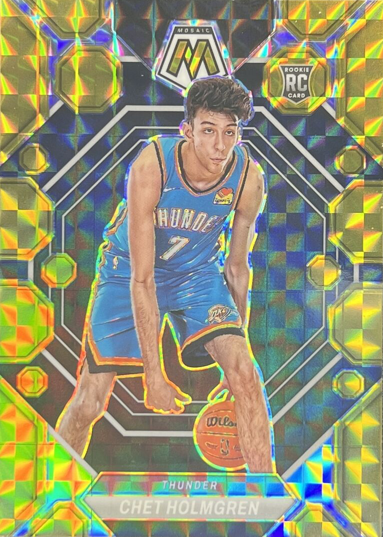 Chet Holmgren 2022 Mosaic #236 Gold /10 Price Guide - Sports Card